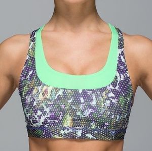 Lululemon Stuff Your Bra in multifloral pistachio